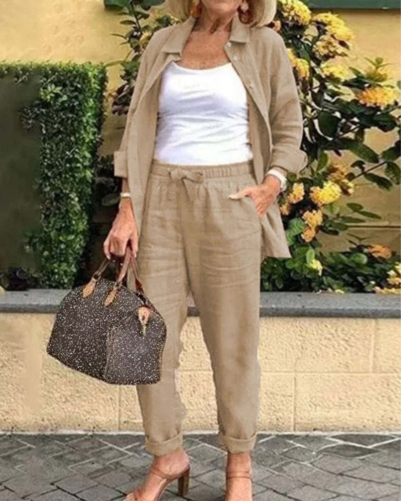 Conjunto con Botón Isabele