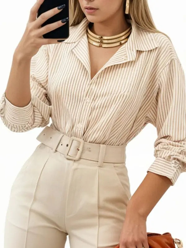 Kit 3 Camisas Feminina Manga Longa Estilosa | PROMOÇÃO OUTONO