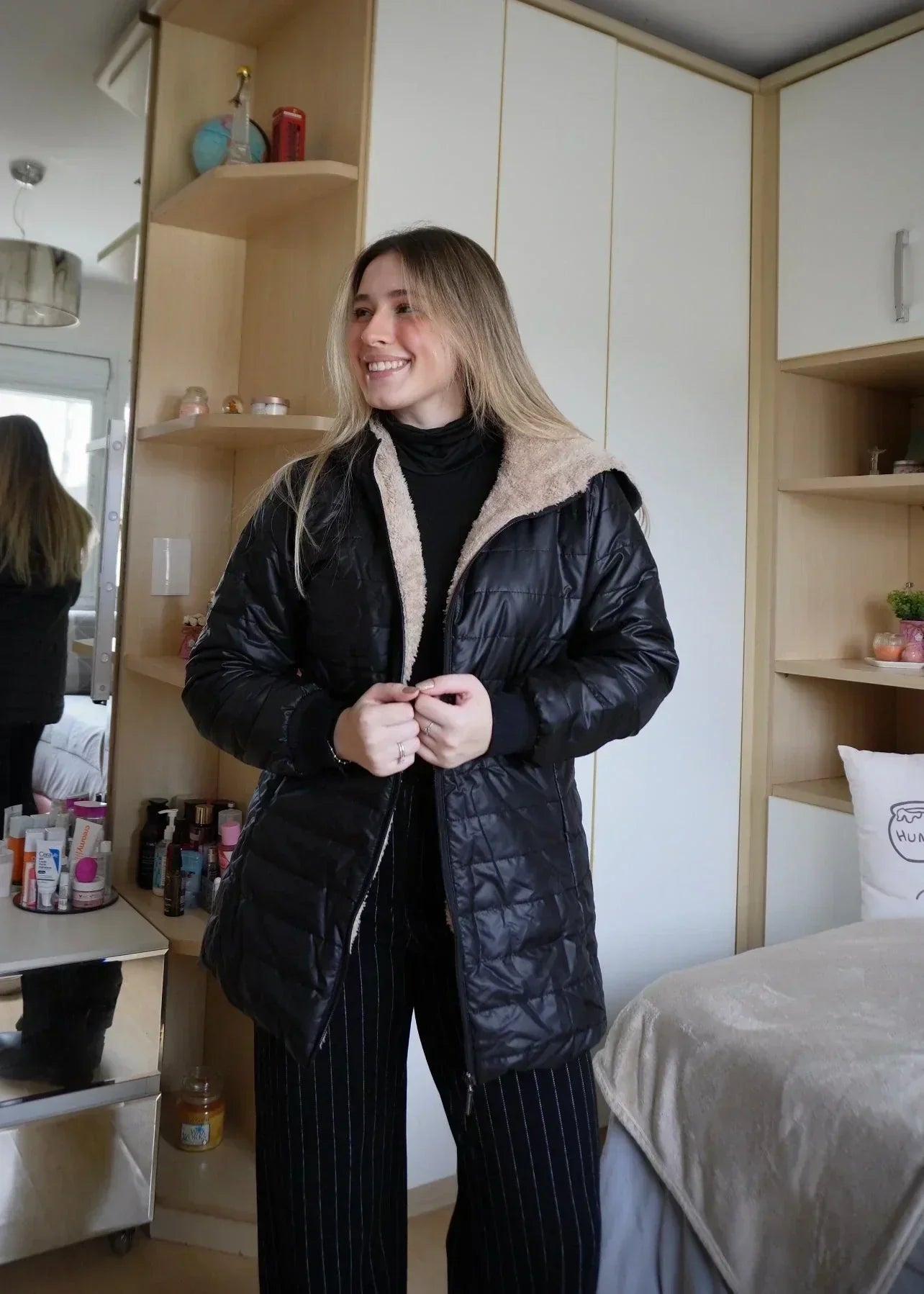 Chaqueta Femenina de Peluche - LIQUIDACIÓN DE INVENTARIO