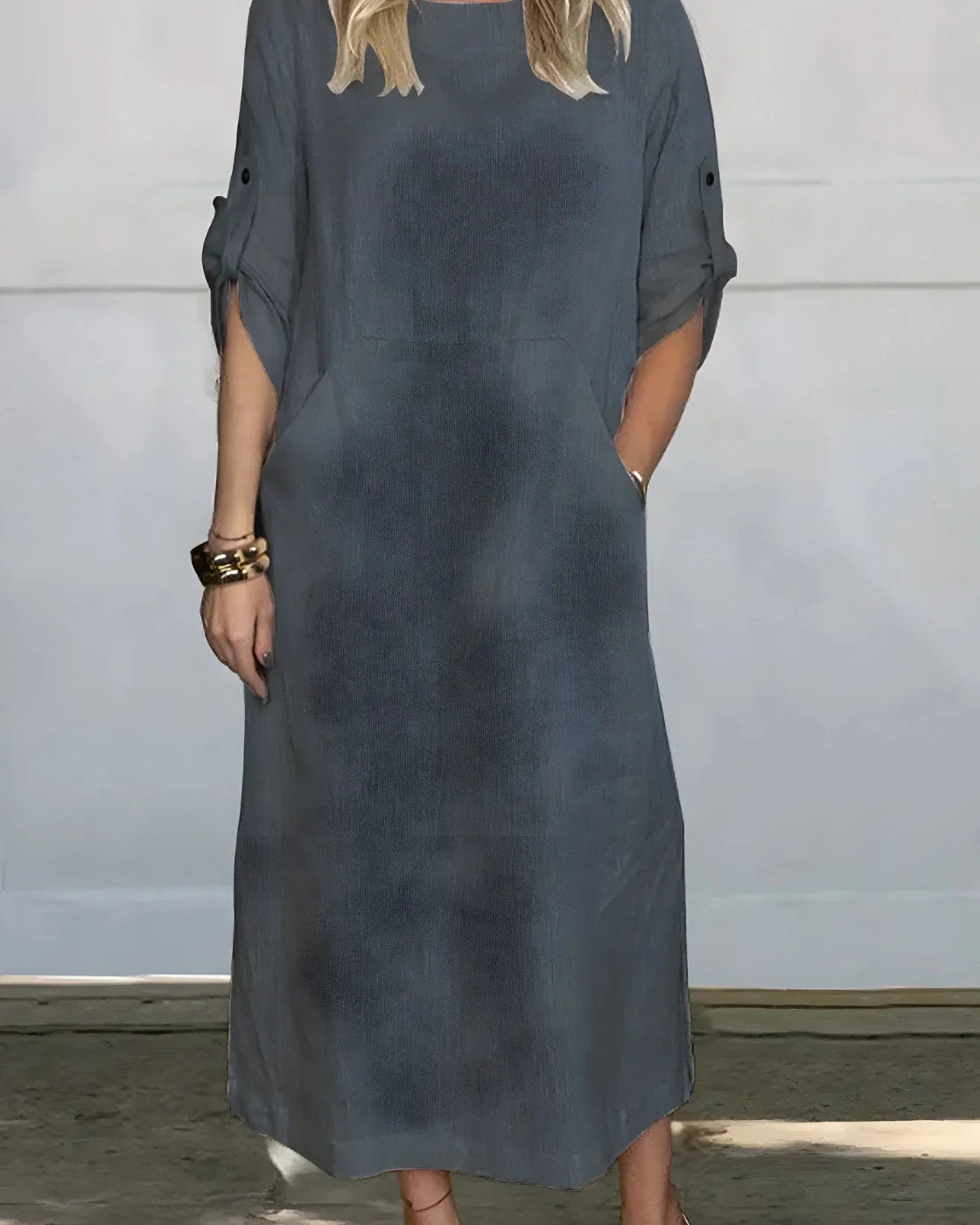 Vestido Casual Susan / Lino puro – (Holgado)