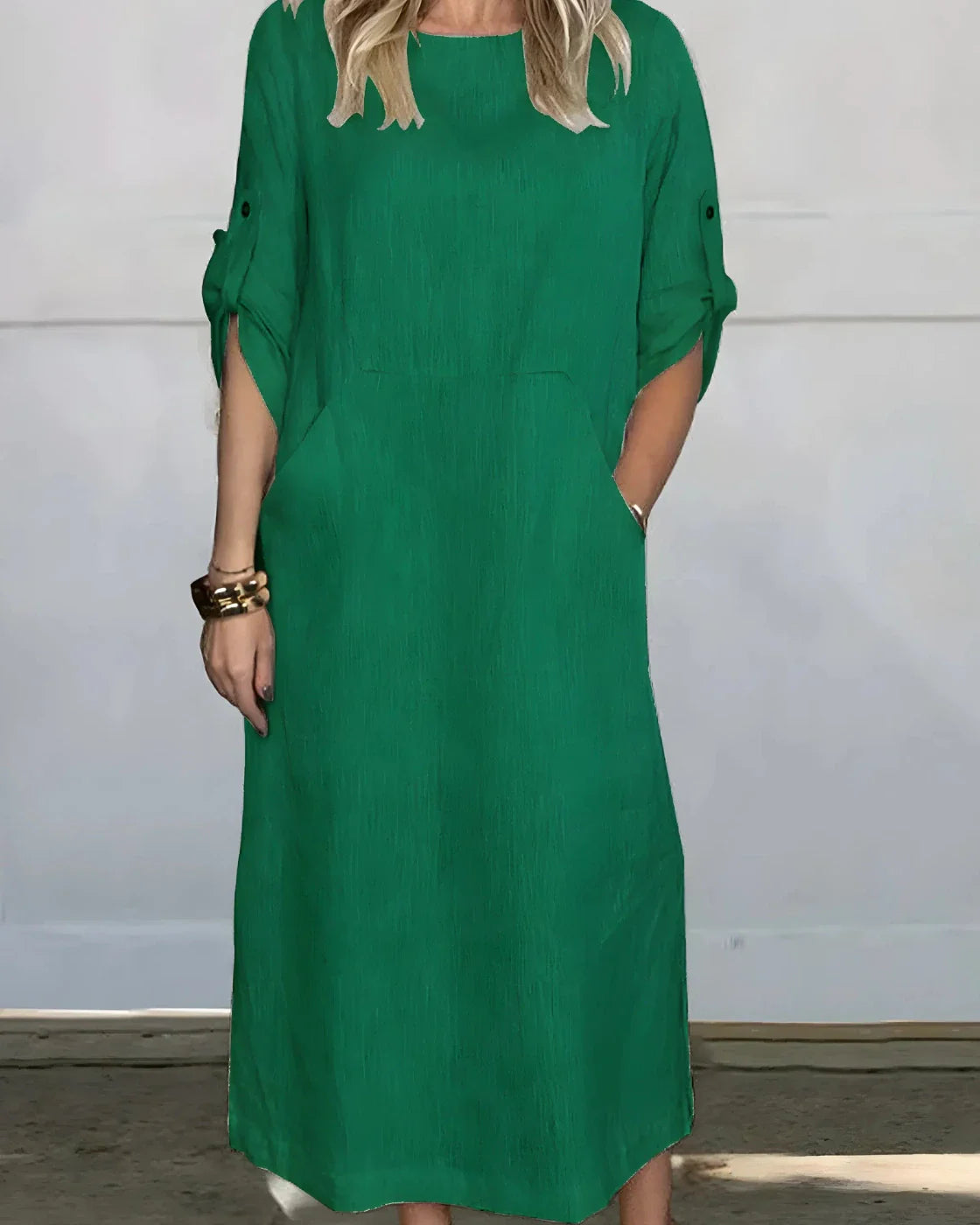 Vestido Casual Susan / Lino puro – (Holgado)