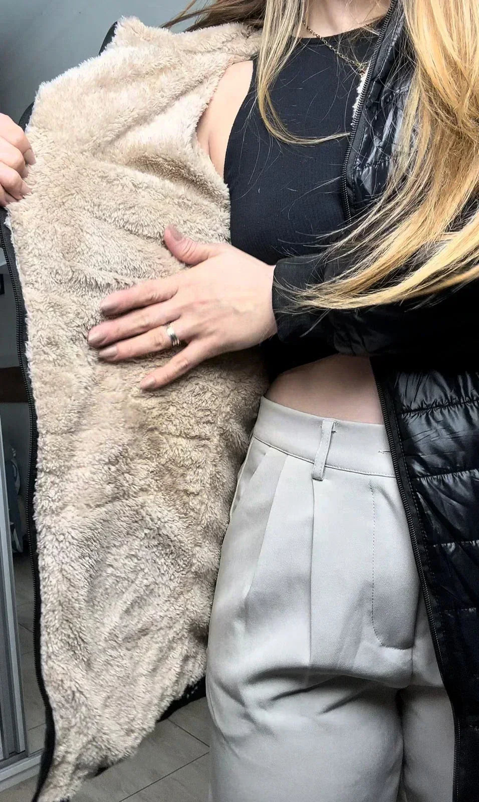 Chaqueta Femenina de Peluche - LIQUIDACIÓN DE INVENTARIO