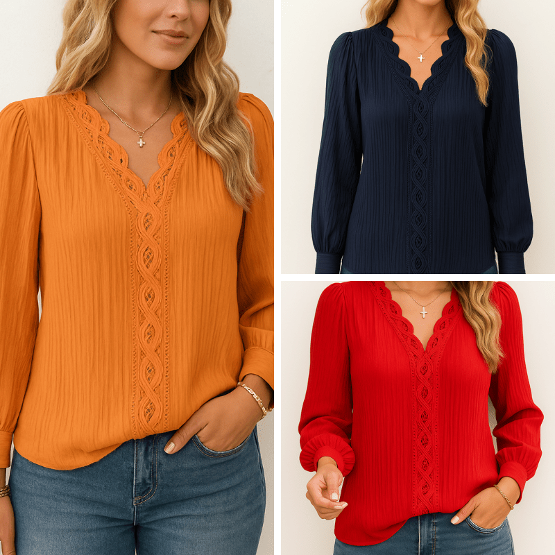 Kit 3 Blusas Feminina Elegance