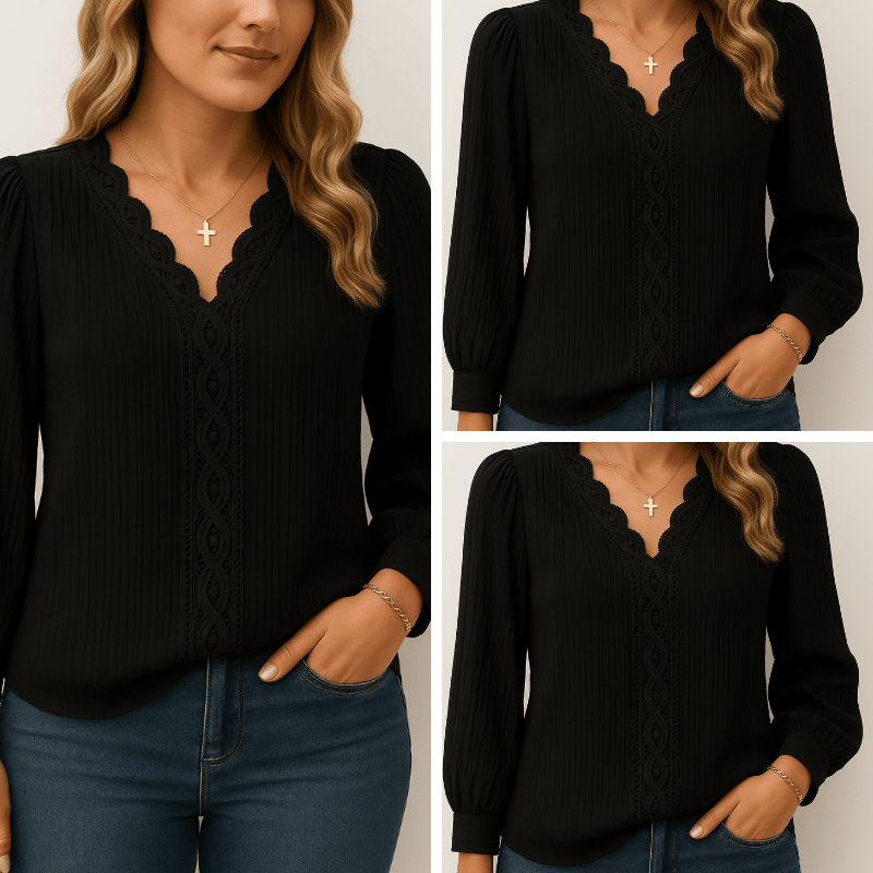 Kit 3 Blusas Feminina Elegance