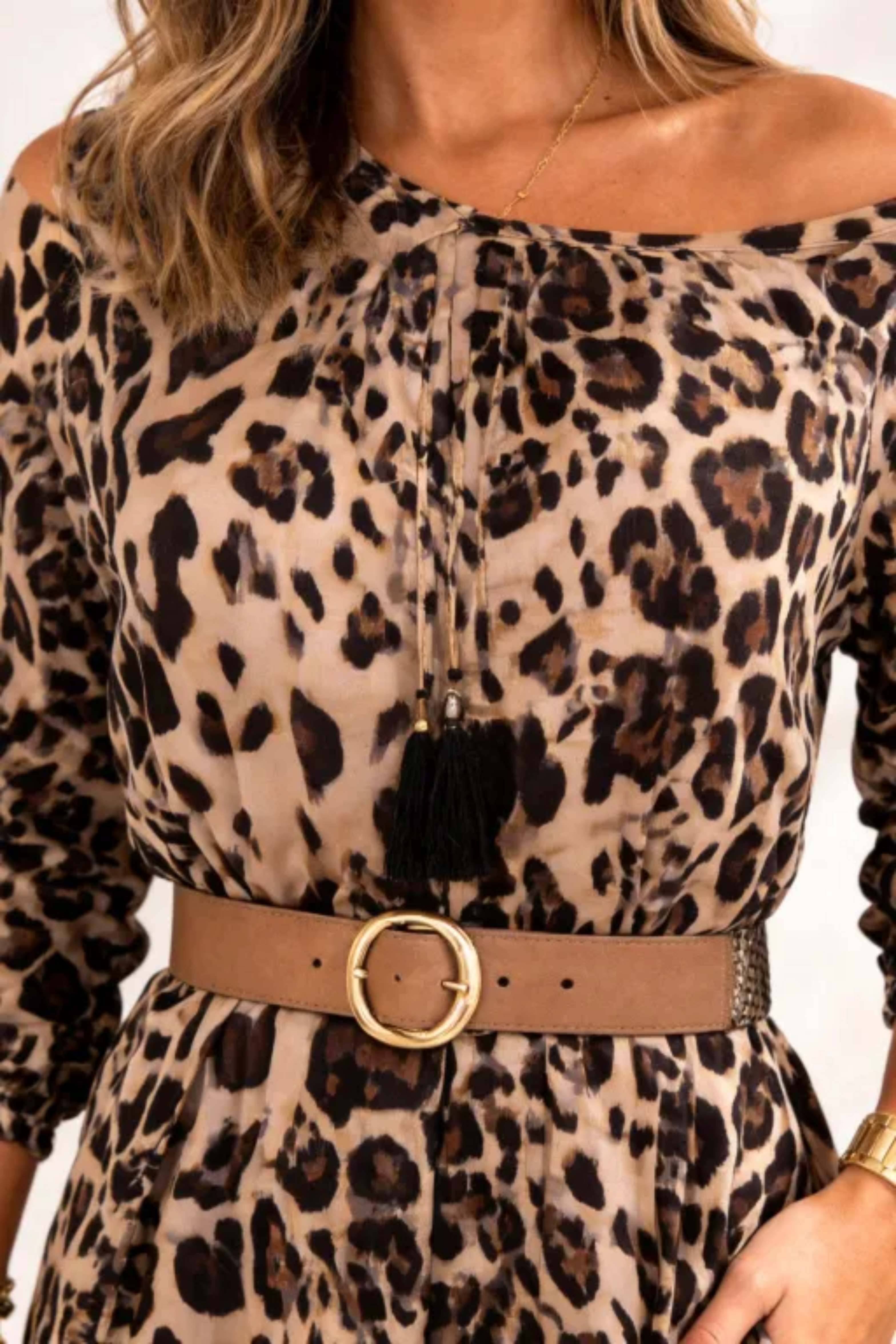 Vestido Feminino Estampa Leopardo