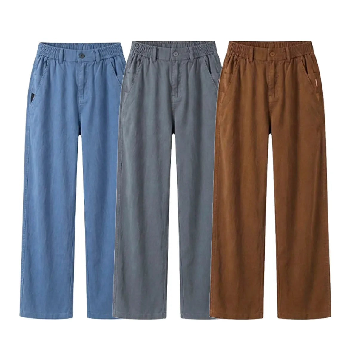 Kit 3 Calças Femininas Santino - Tecido em Algodão e Seda Gelo