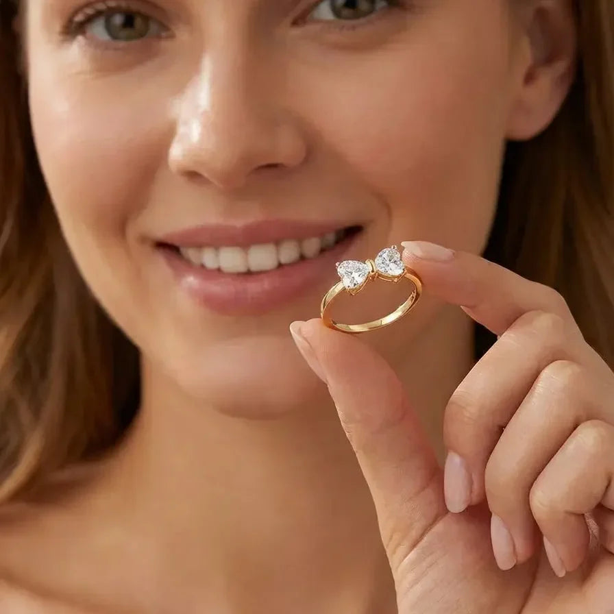 Feminine Bow Ring