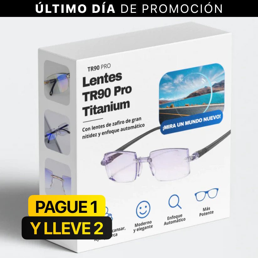 PAGÁ 1 Y LLEVATE 2 | Gafas Inteligentes TR90 Titanium Pro + Estuche de Regalo