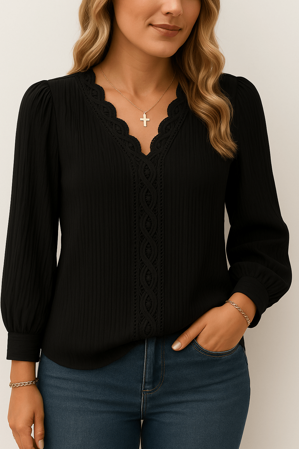 Kit 3 Blusas Feminina Elegance