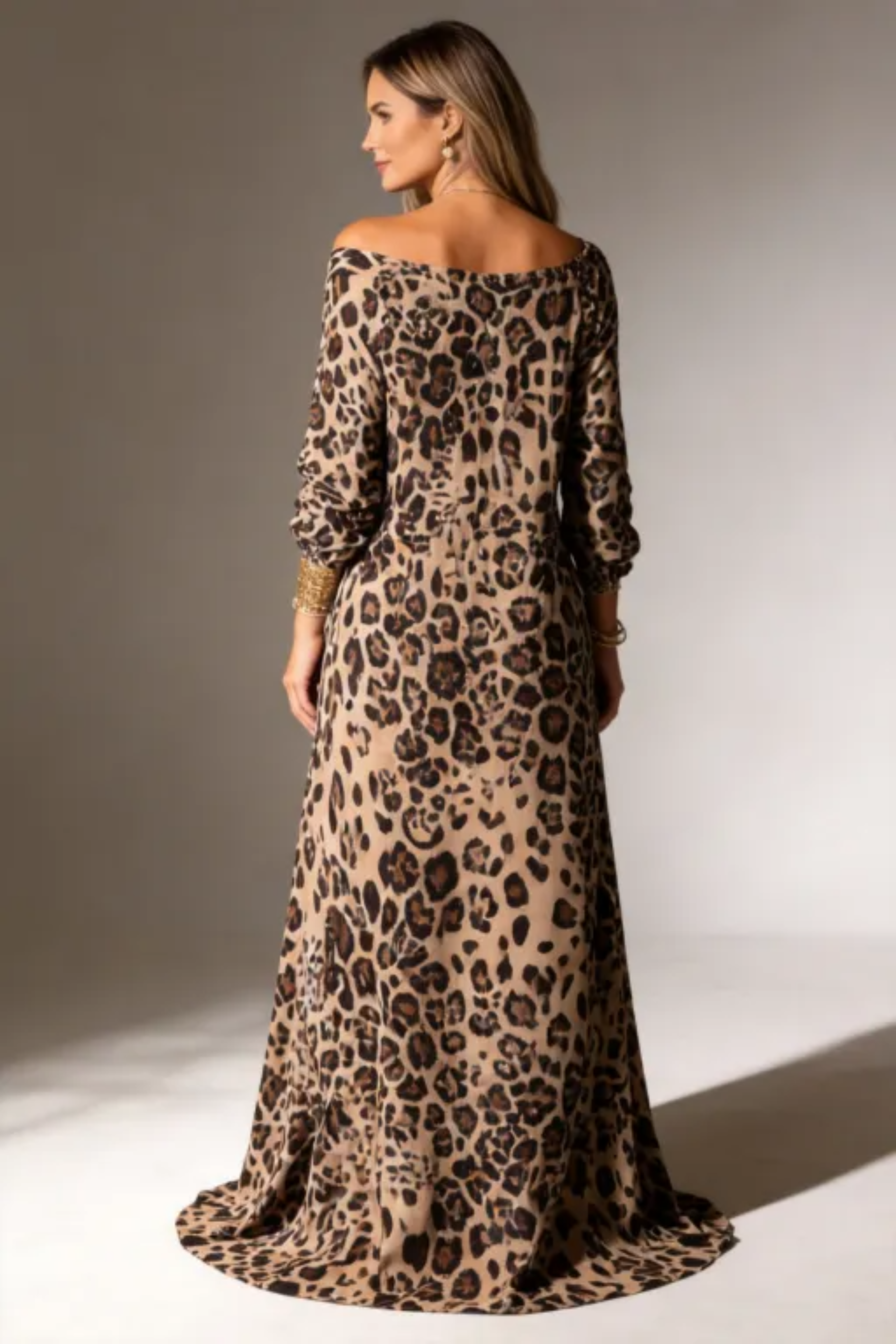 Vestido Feminino Estampa Leopardo