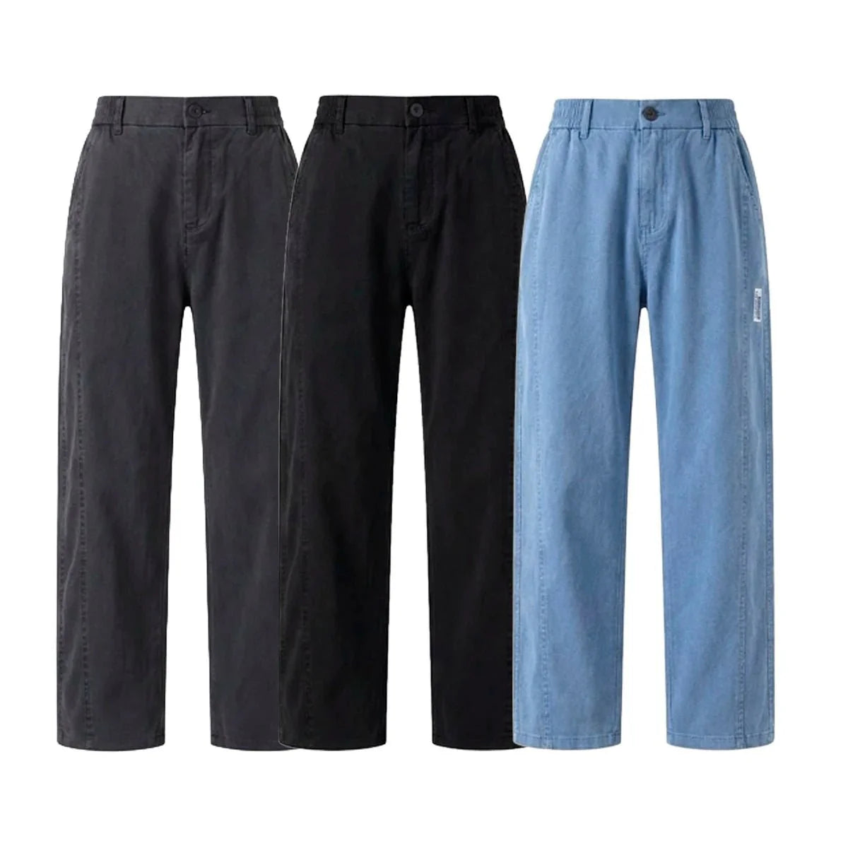 Kit 3 Calças Femininas Luna em Malha Seda Gelo